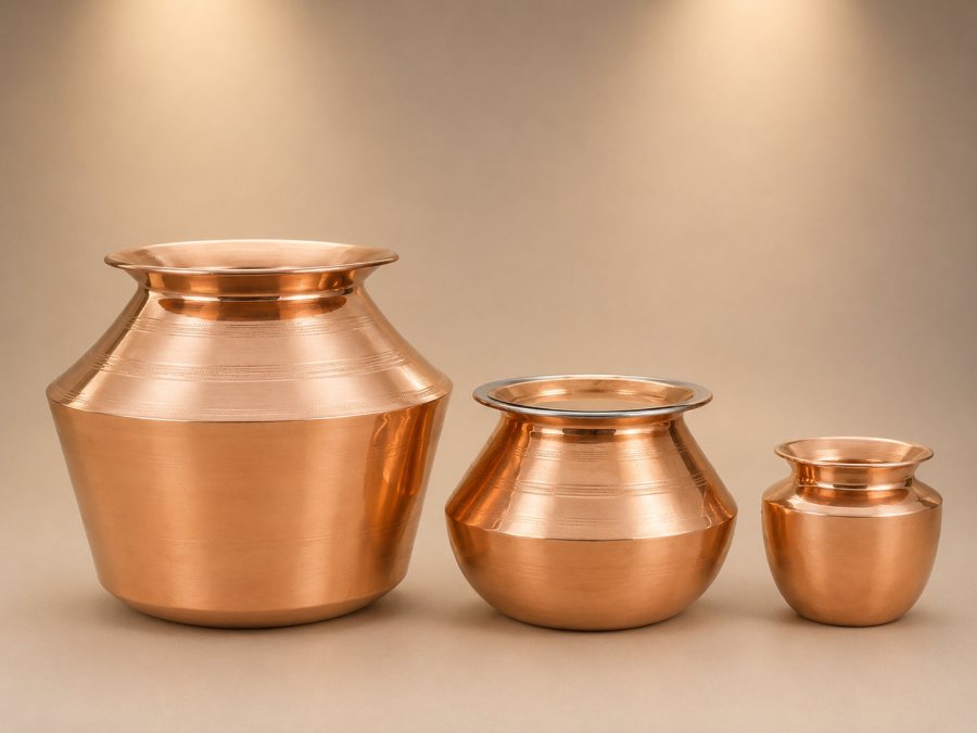 Copper Pot Set
