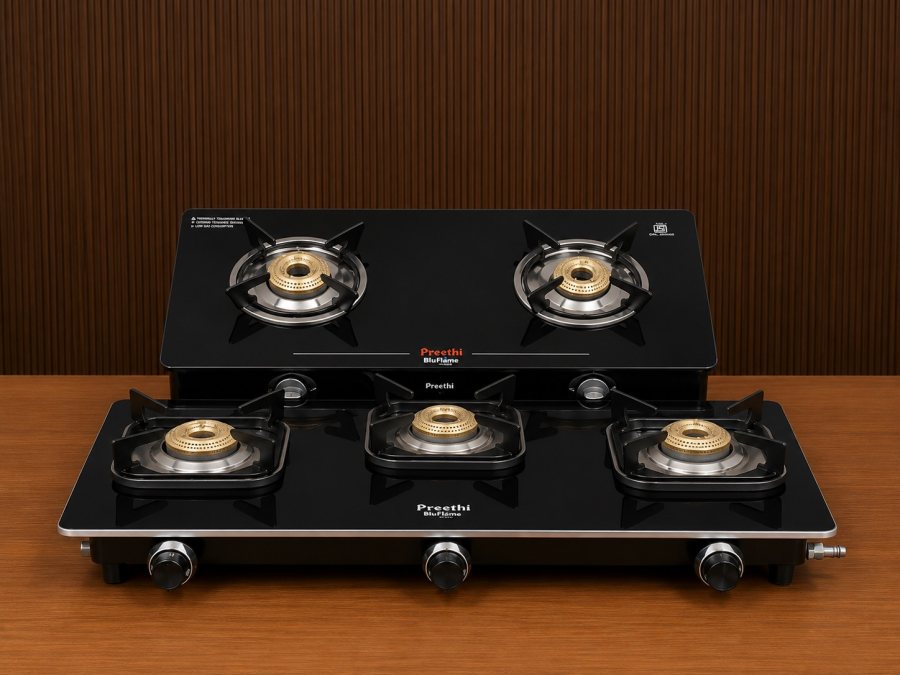 Preethi BluFlame Glass Top Gas Stove